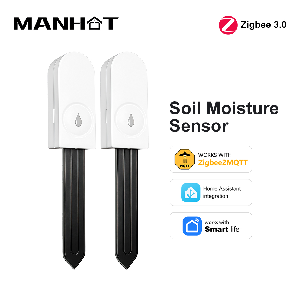 Smart Garden Tools - Sensor Kelembaban Tanah Zigbee 3.0, Termohigrometer