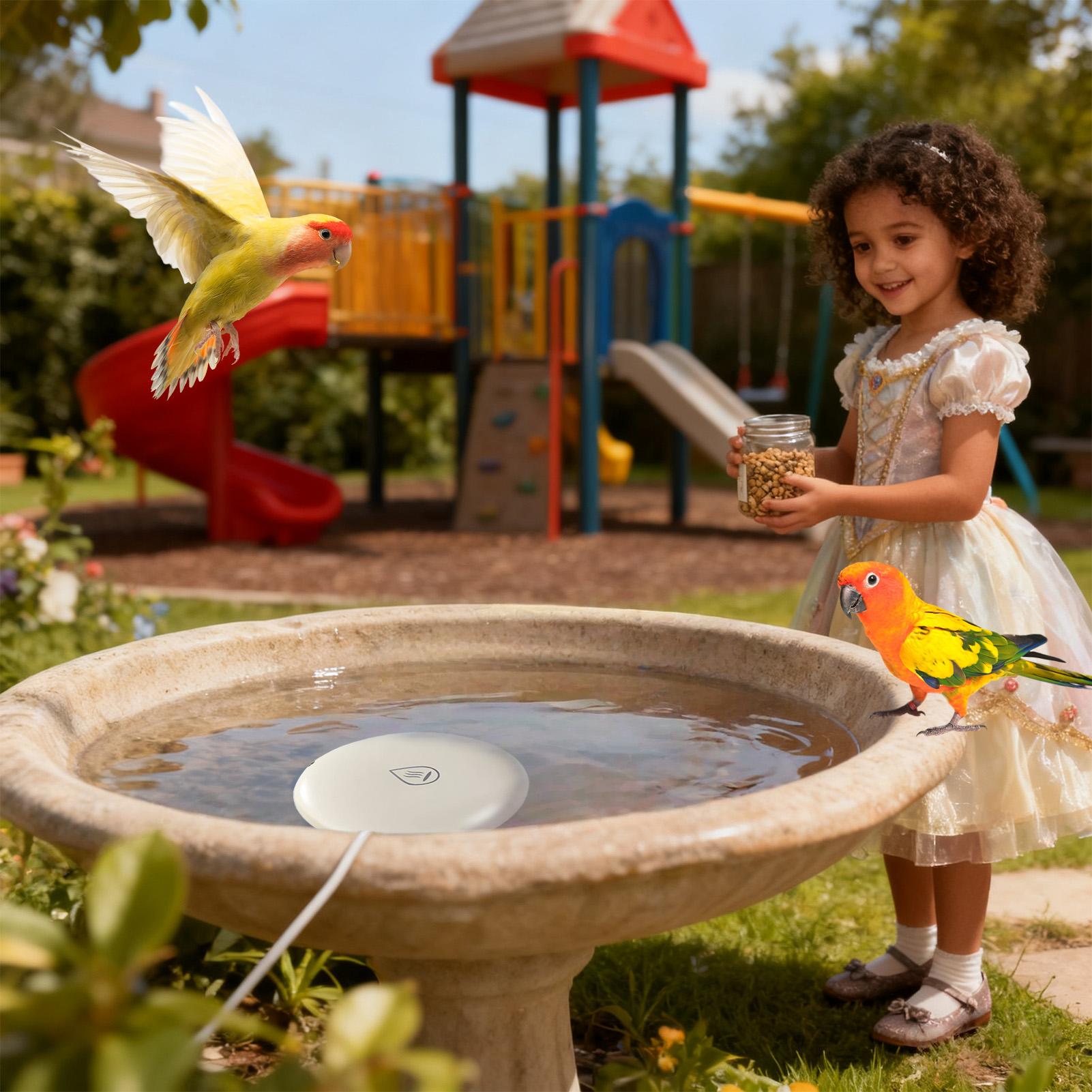 Smart Garden Bird Bath - Pemanas untuk Bak Mandi Burung, Pemanas
