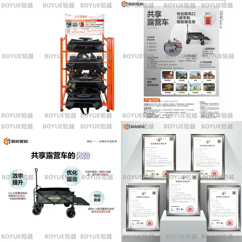 Smart Garden Cart - Gerobak Lipat Portabel untuk Berkemah dengan