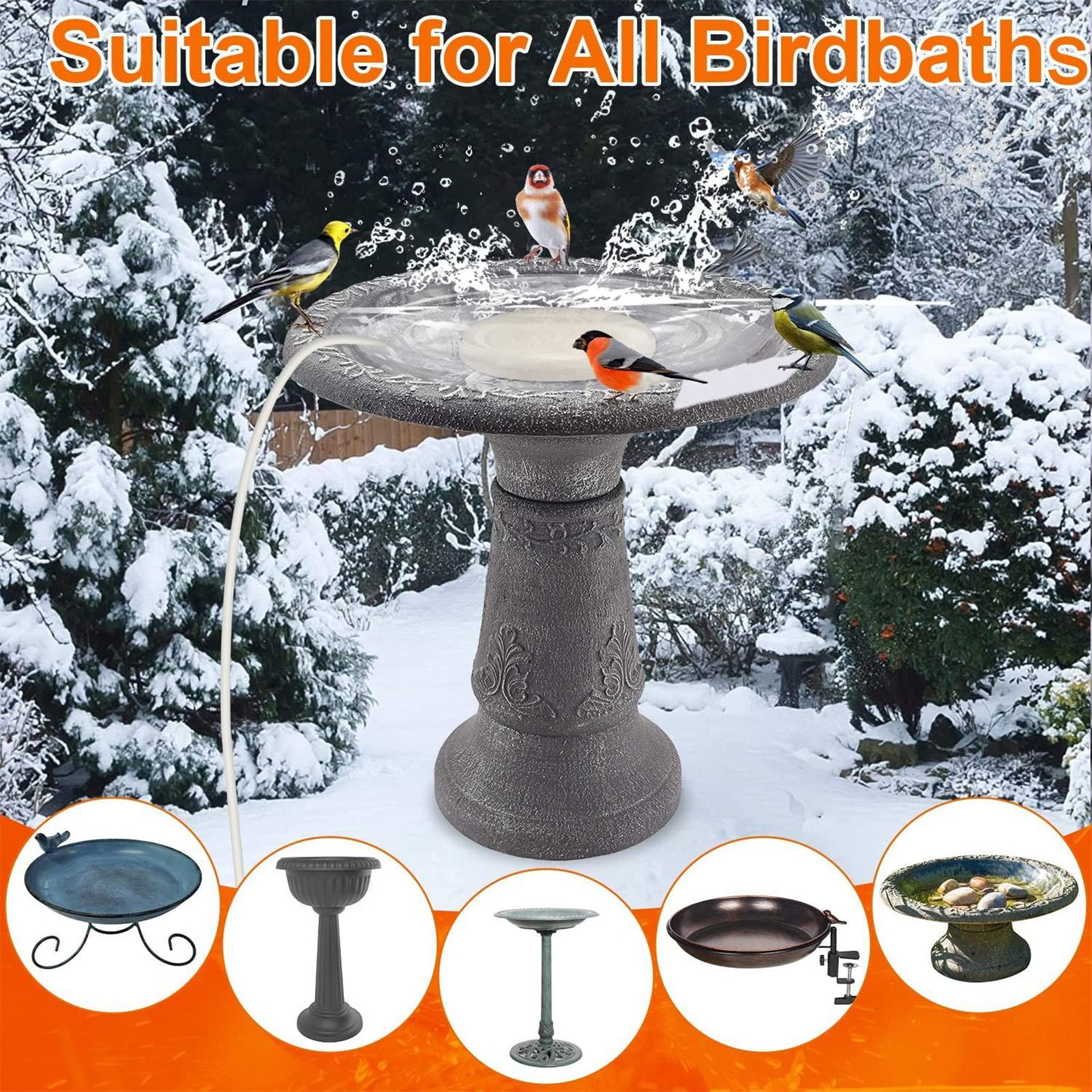 Pemanas Air Mandi Burung, Pema - Smart Garden Bird Bath ulasan dan harga