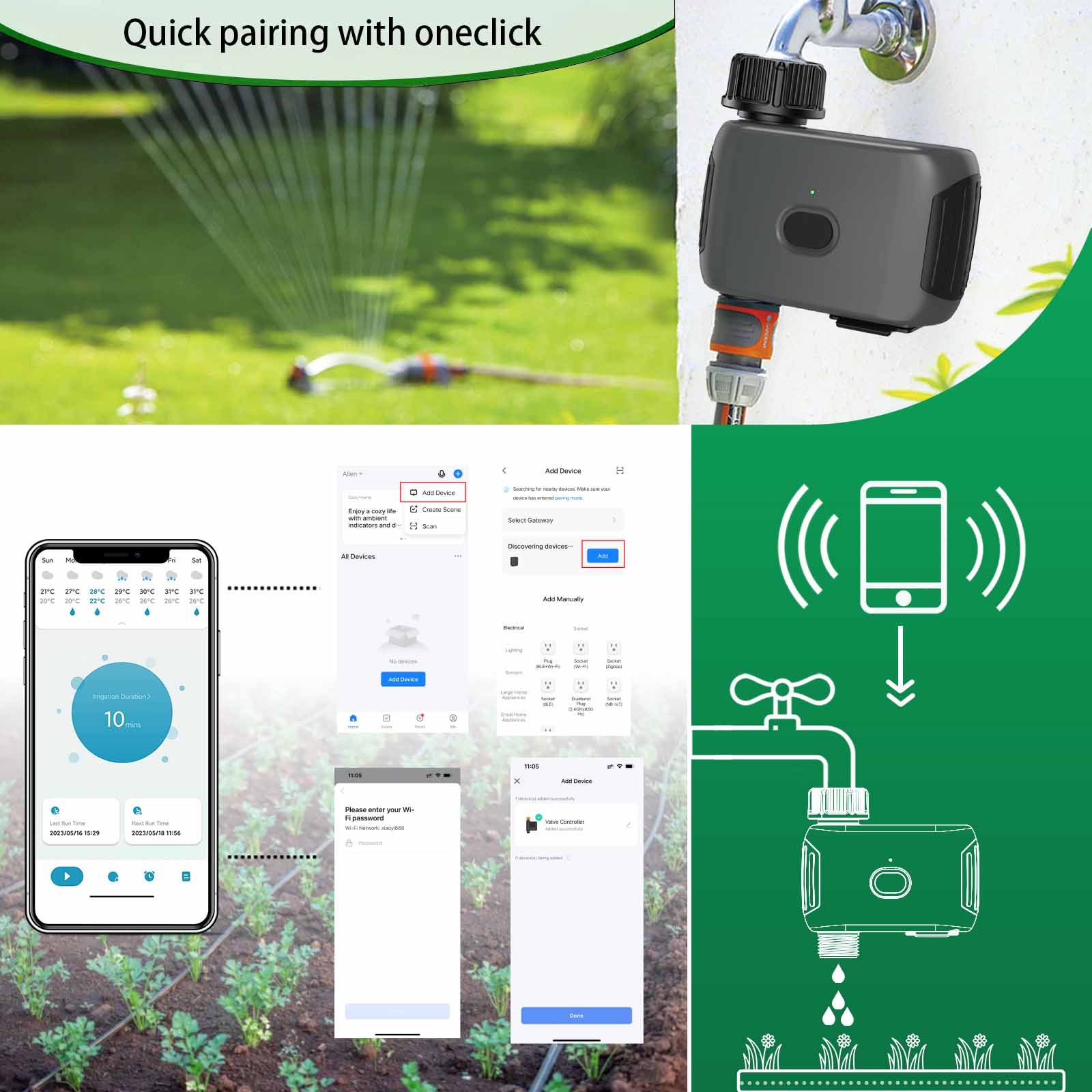 INSOMA Pengatur Waktu Penyiram - Smart Garden Tools ulasan dan harga